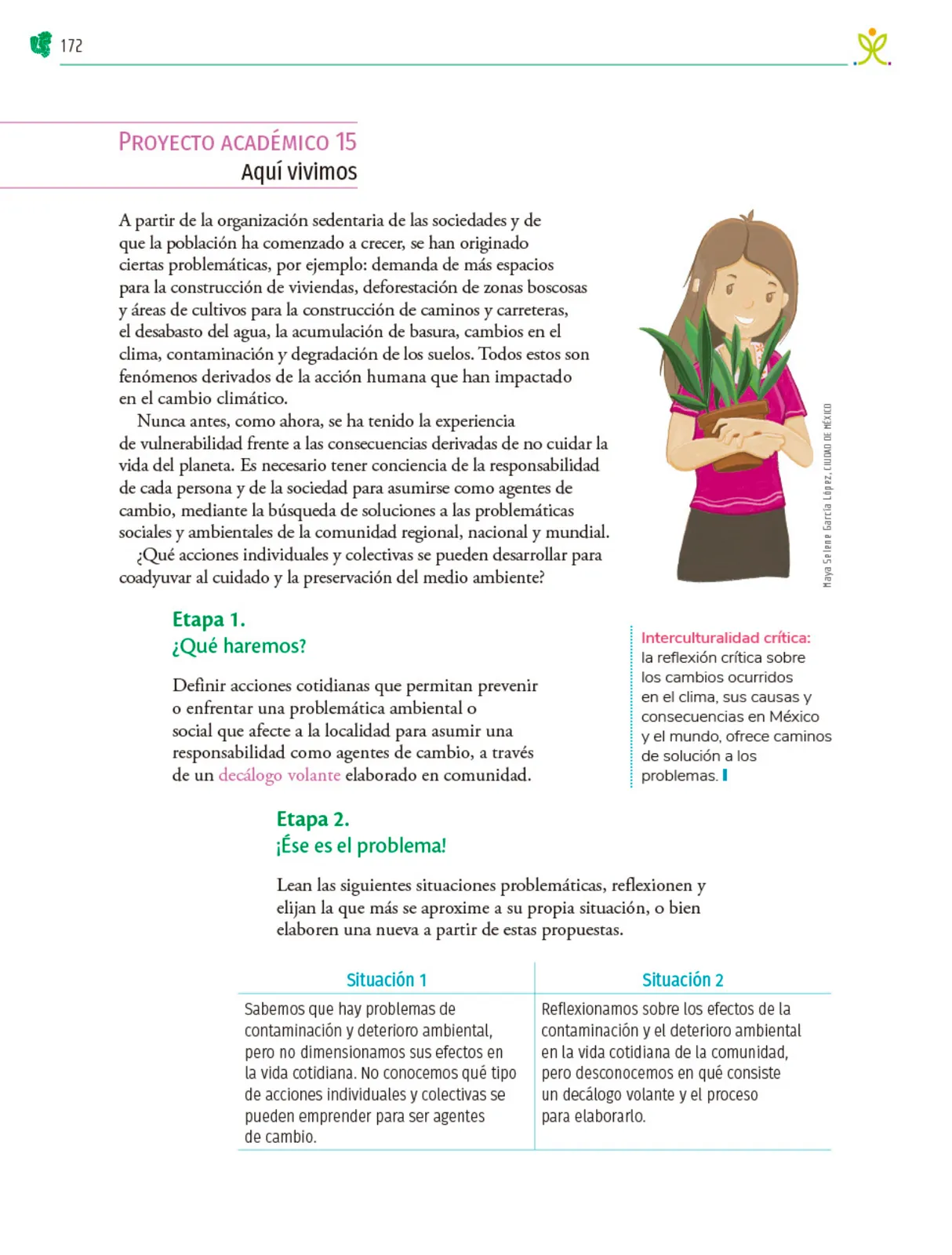 Miniatura página 173 de Colección Ximhai. Nuestro libro de Proyectos.  Tomo II.   Libro de Educación Telesecundaria Grado 1°  Ciclo Escolar 2025 - 2026