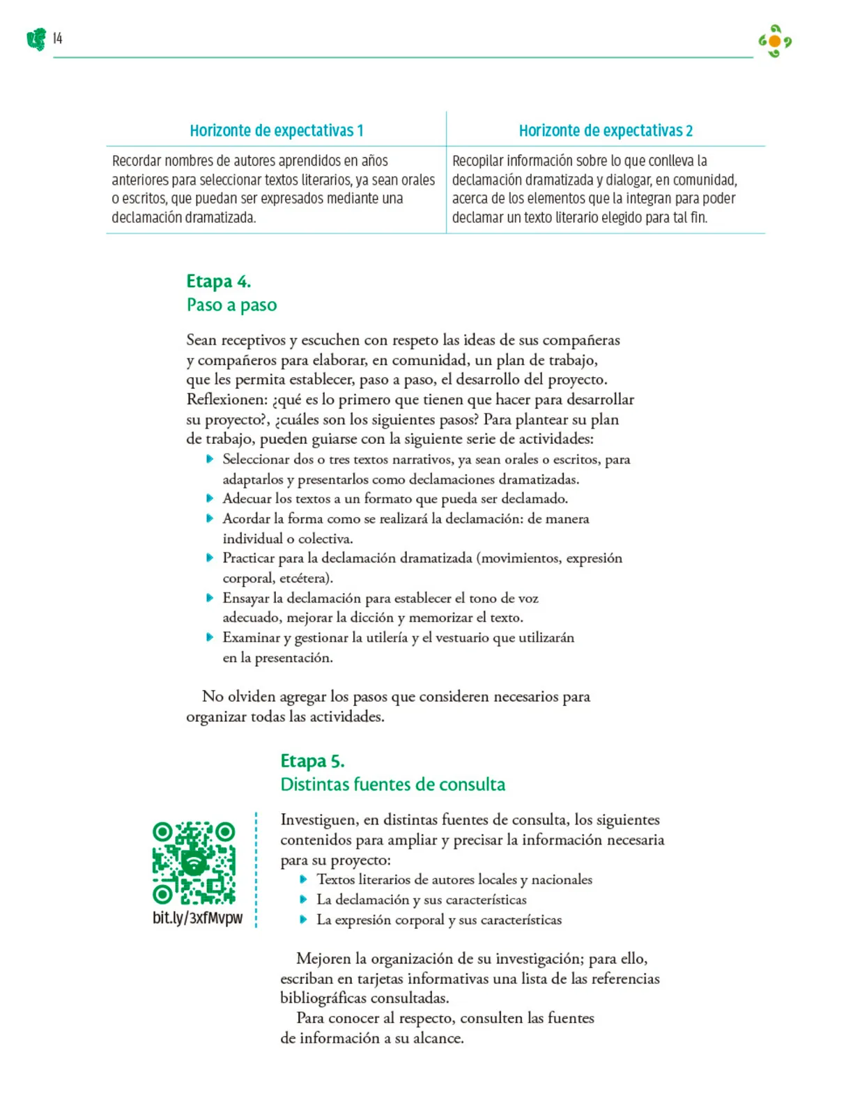 Miniatura página 15 de Colección Sk´asolil. Nuestro libro de Proyectos.  Tomo II.  Libro de Educación Telesecundaria Grado 2°  Ciclo Escolar 2025 - 2026