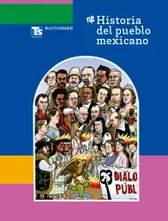 Portada de Historia del pueblo mexicano. Multigrado Libro de Educación Telesecundaria Grado 1° Ciclo Escolar 2025 - 2026