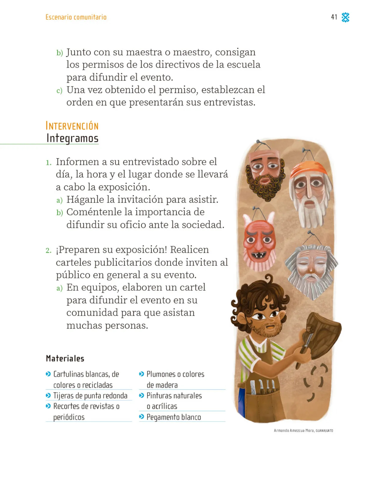 Página 44 de Proyectos Comunitarios.   Libro de Educación Primaria Grado 2°  Ciclo Escolar 2025 - 2026