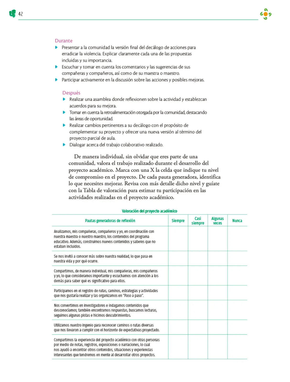 Página 43 de Colección Ximhai. Nuestro libro de Proyectos. Tomo III. Libro de Educación Telesecundaria Grado 1° Ciclo Escolar 2025 - 2026
