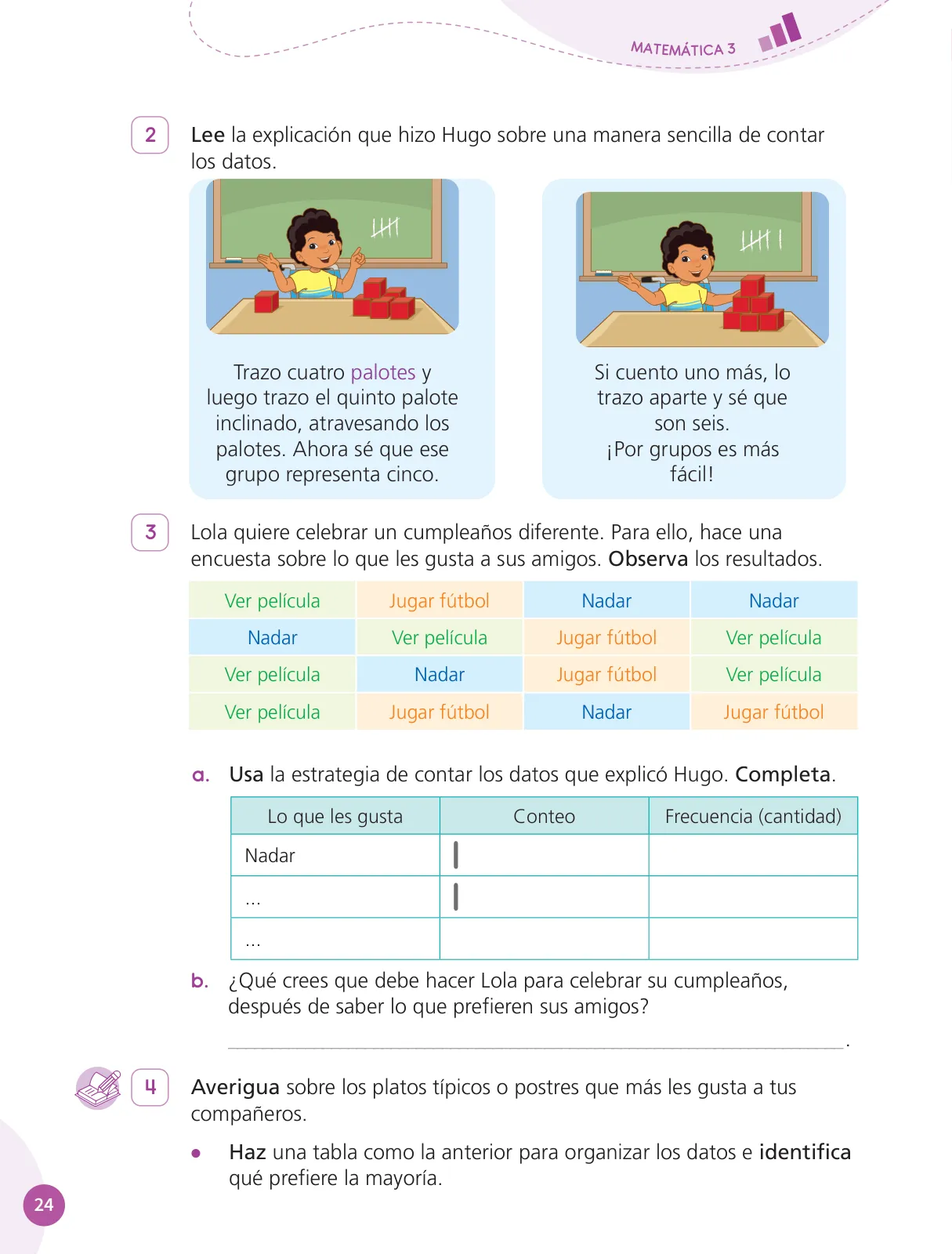 Página 26 de Cuadernillo de Matemática 3, tercer grado de Primaria · 2023
