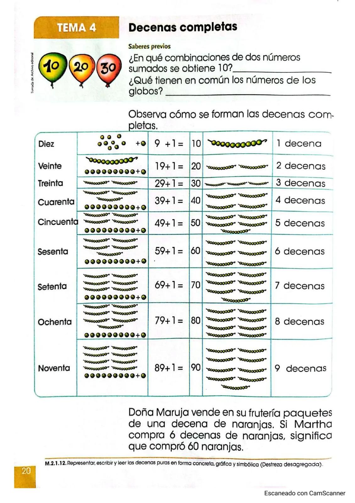 Página 14 de Matematica · 3 EGB · 2025