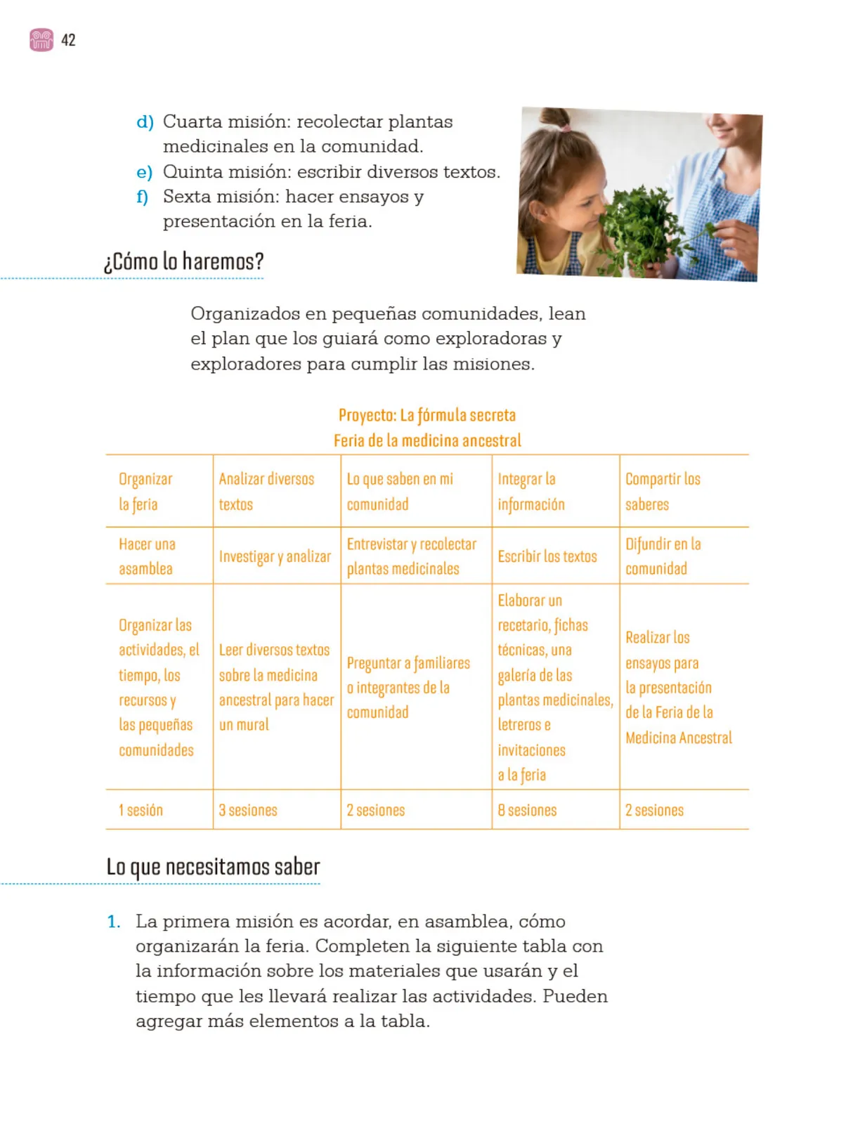 Miniatura página 45 de Proyectos Comunitarios.   Libro de Educación Primaria Grado 4°  Ciclo Escolar 2025 - 2026
