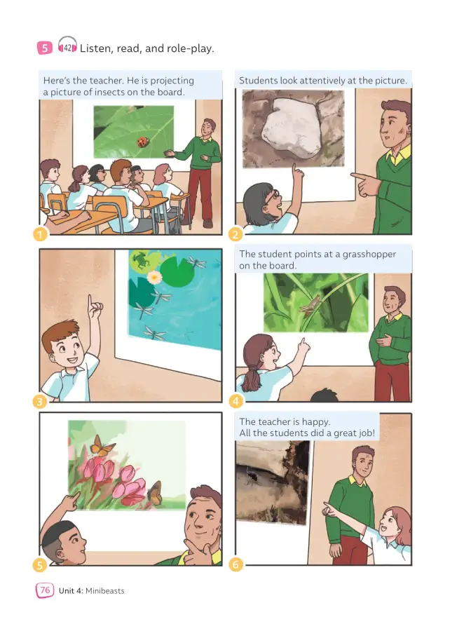 Página 78 de Inglés – Cuarto Básico | Texto del Estudiante MINEDUC – Descargar PDF · 2024