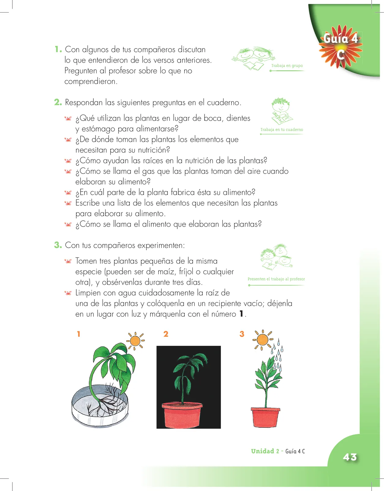 Miniatura página 43 de Ciencias Naturales 3° · Cartilla 01
