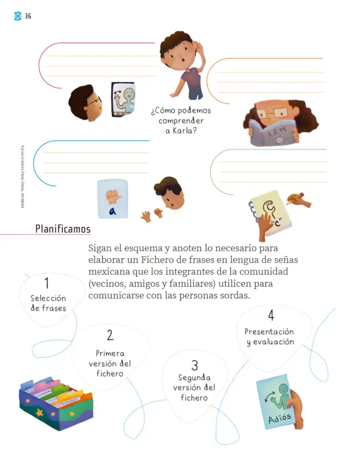 Página 37 de Proyectos Comunitarios. Libro de Educación Primaria Grado 1° Ciclo Escolar 2025 - 2026