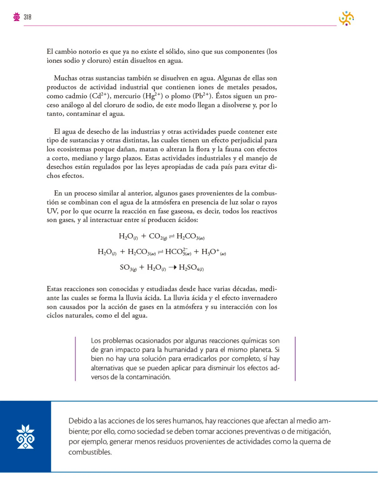 Página 319 de Colección Nanahuatzin. Saberes y pensamiento científico.   Libro de Educación Secundaria Grado 3°  Ciclo Escolar 2025 - 2026