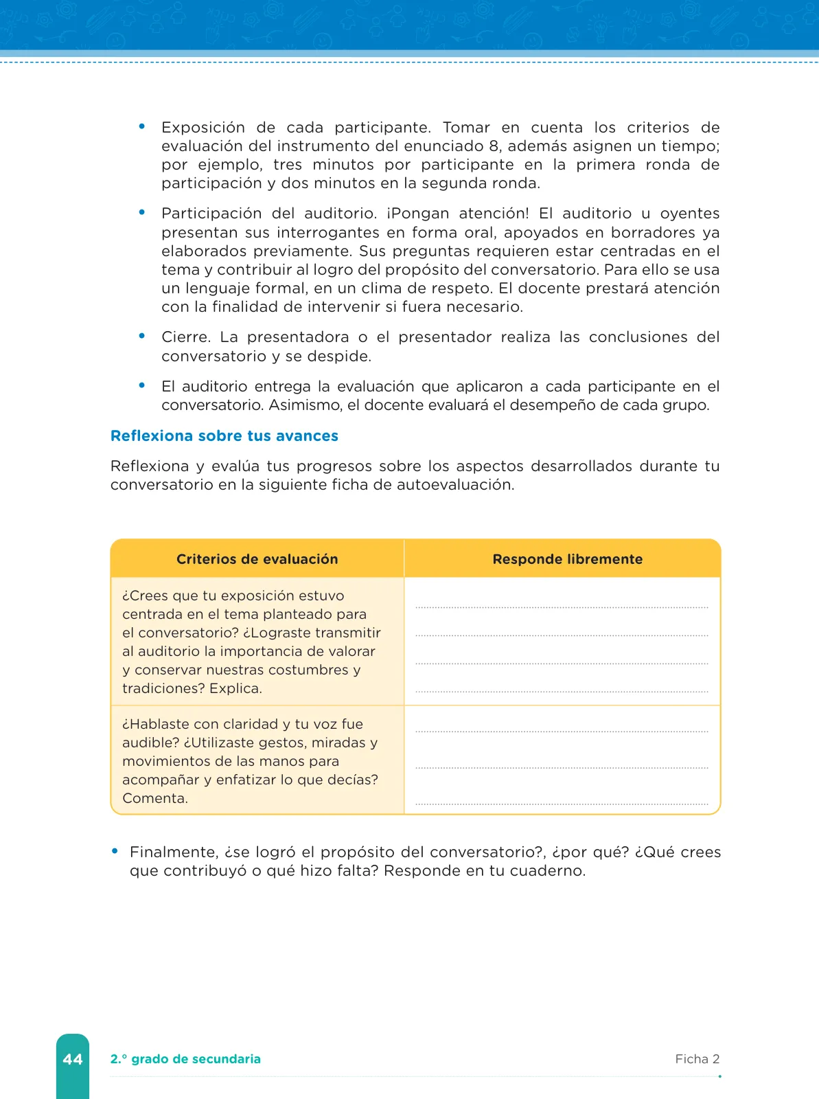 Miniatura página 46 de Fichas de aprendizaje de Comunicación 2 · 2024