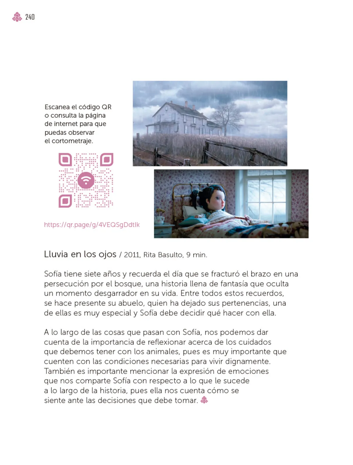 Miniatura página 241 de Múltiples lenguajes.   Libro de Educación Primaria Grado 4°  Ciclo Escolar 2025 - 2026