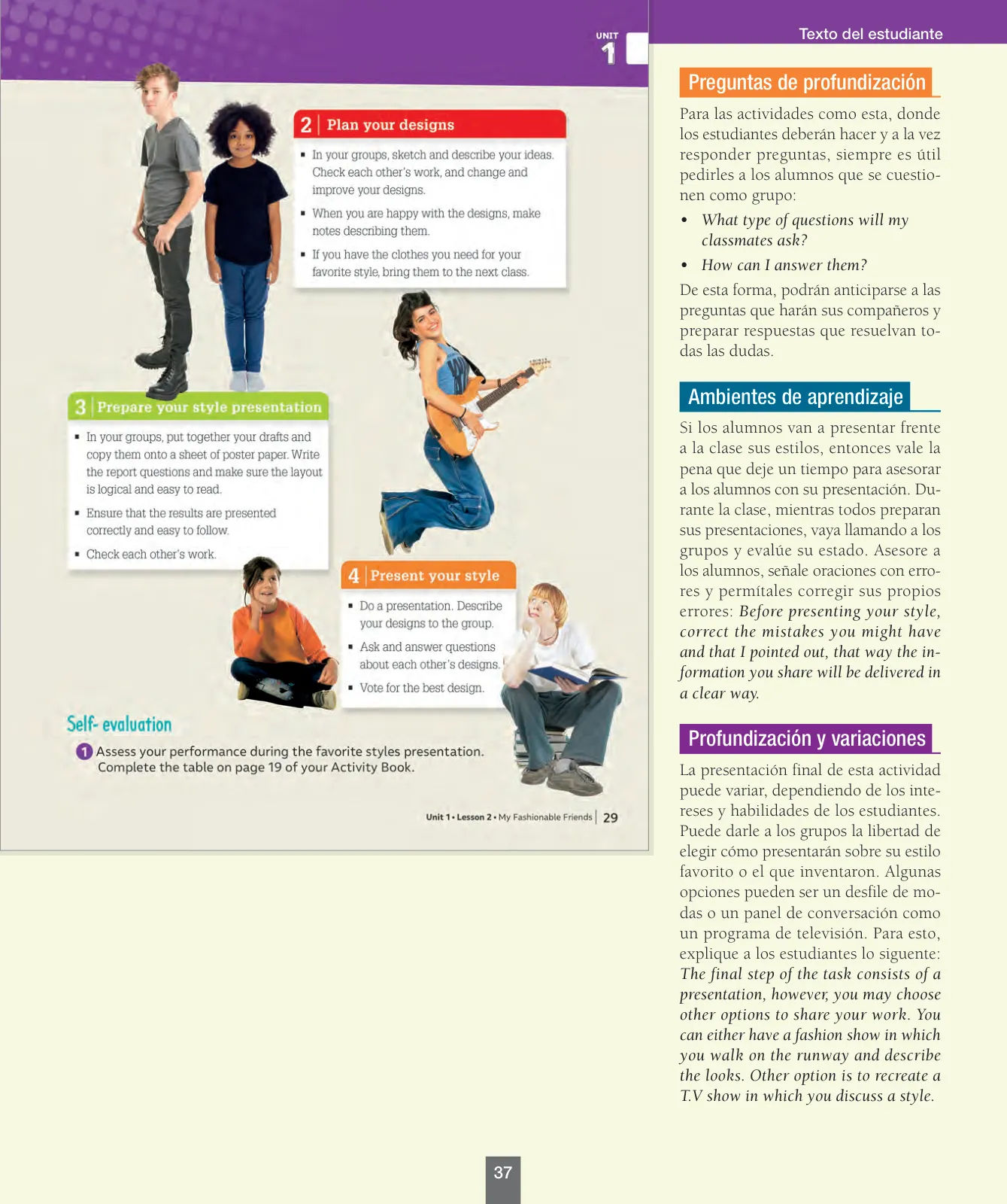 Miniatura página 38 de Inglés – Séptimo Básico | Student’s Book MINEDUC – Descargar PDF · 2024