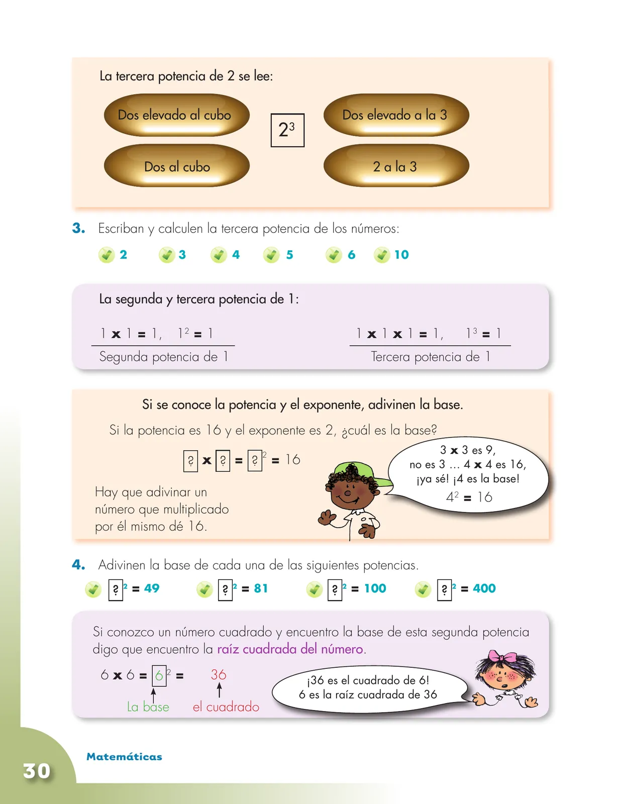 Página 30 de Matematica 5° · Cartilla 02