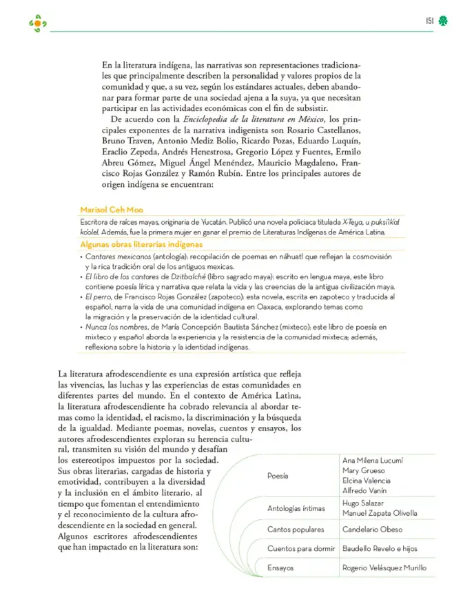 Página 152 de Colección Sk´asolil. Lenguajes. Libro de Educación Telesecundaria Grado 2° Ciclo Escolar 2025 - 2026