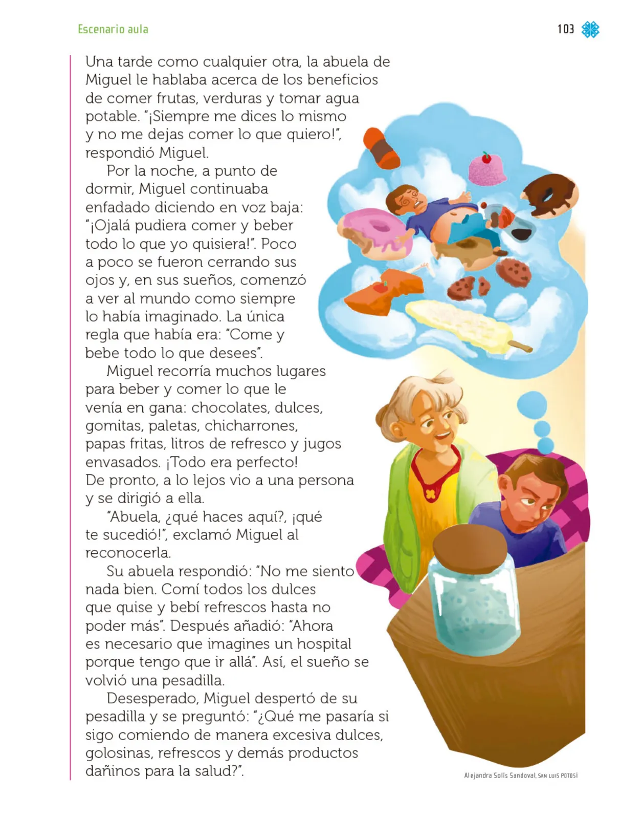 Página 104 de Proyectos de Aula.   Libro de Educación Primaria Grado 1°  Ciclo Escolar 2025 - 2026