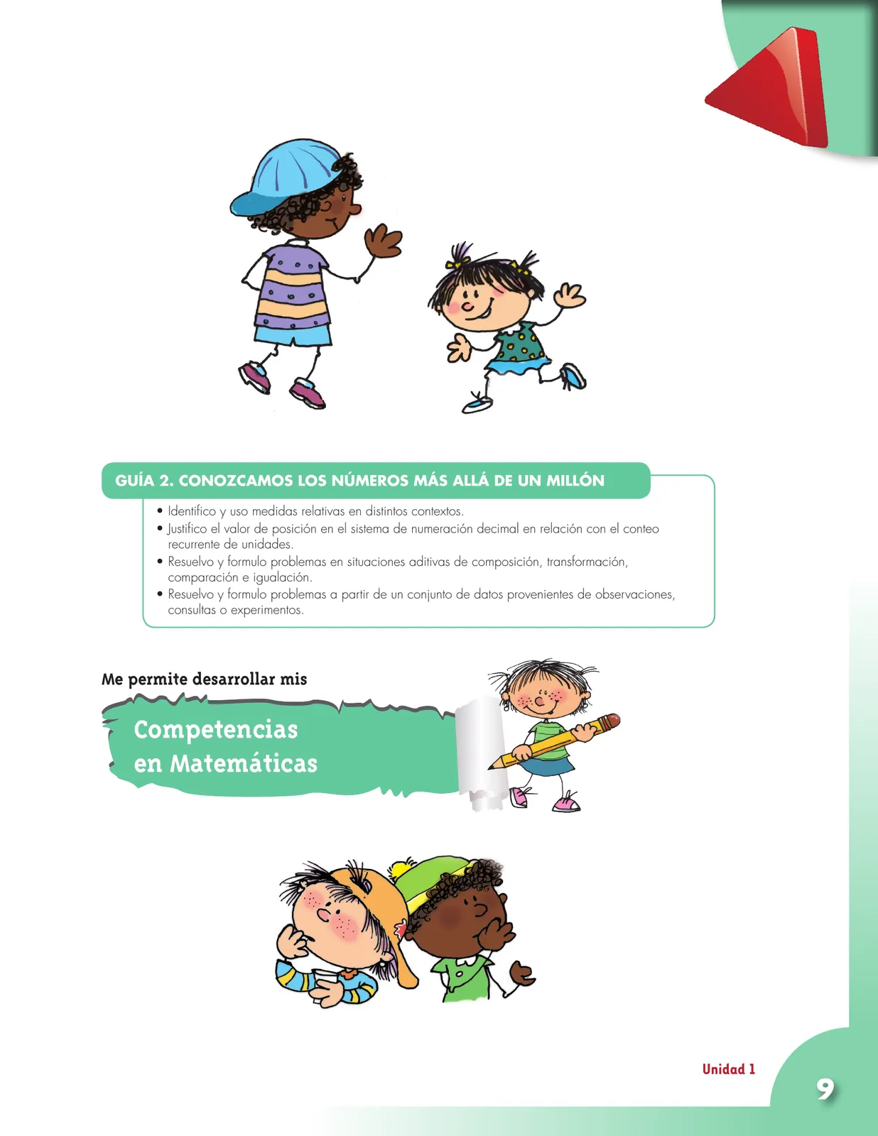 Página 9 de Matematica 4° · Cartilla 01