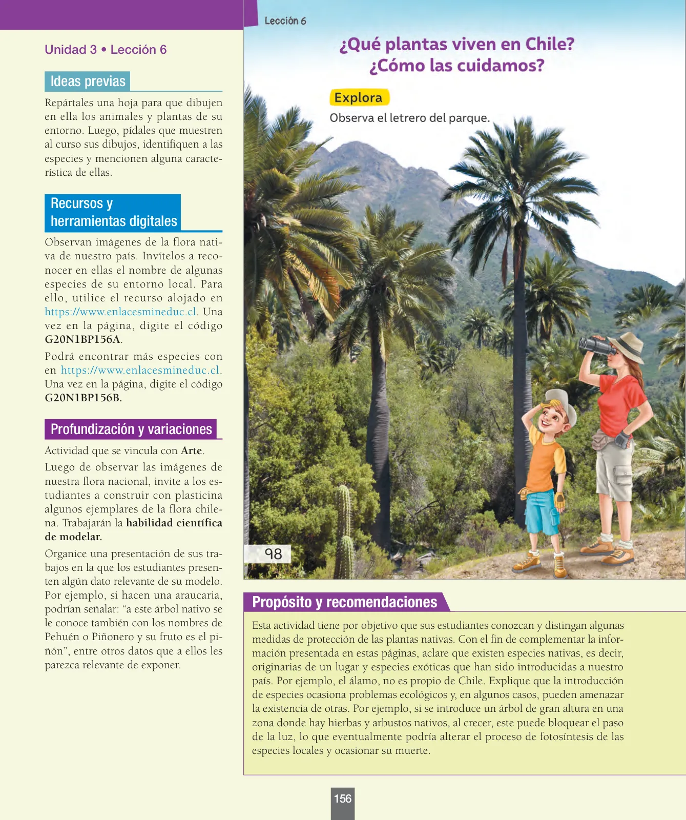 Página 157 de Ciencias Naturales – Primero Básico | Texto del Estudiante (MINEDUC) – Descargar PDF · 2024