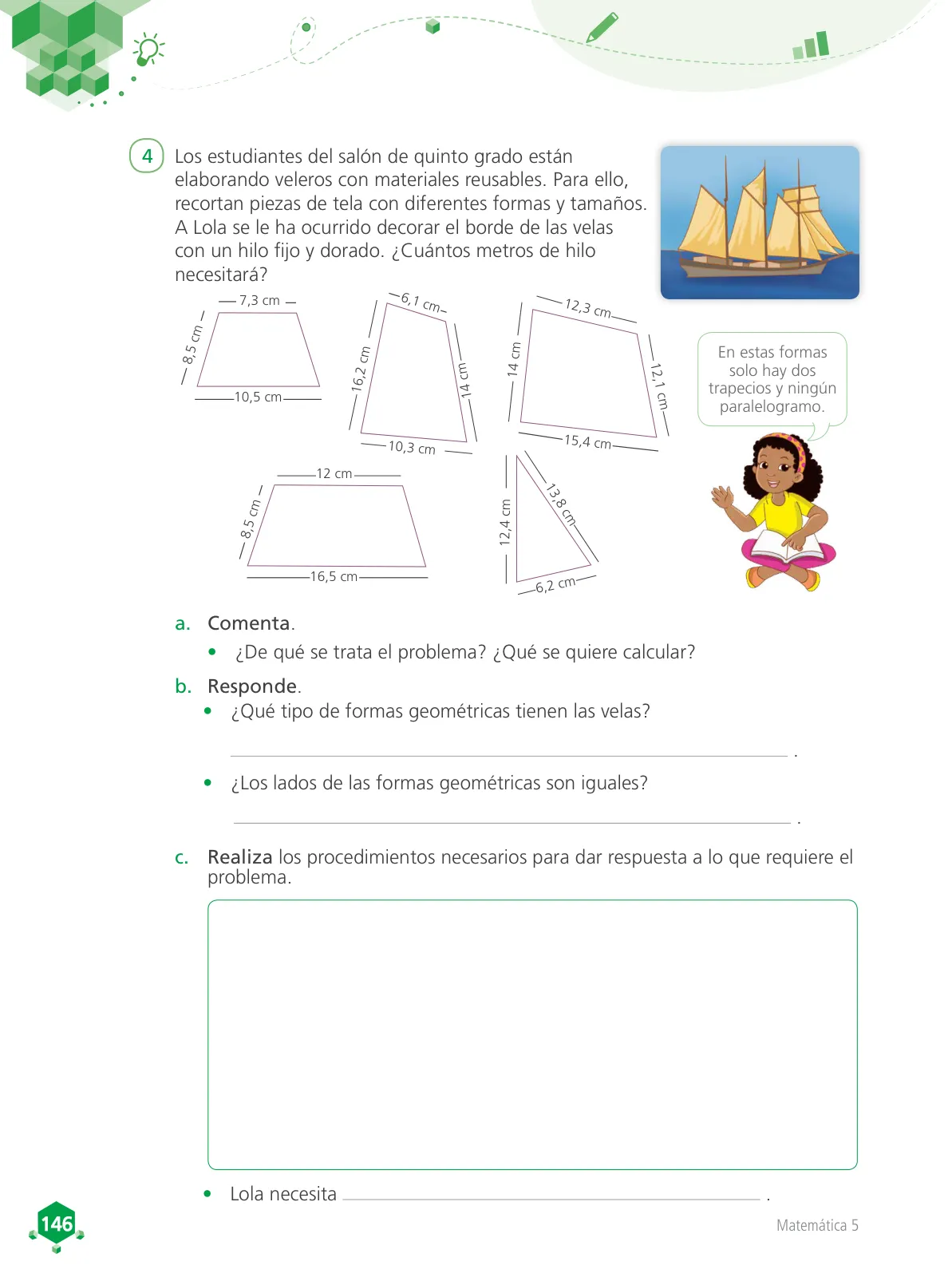 Miniatura página 147 de Matemática 5 : cuaderno de trabajo para quinto grado de Educación Primaria 2018 · 2018