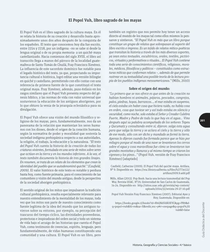 Página 204 de Ciencias Naturales – Cuarto Básico | Texto del Estudiante MINEDUC – Descargar PDF · 2024