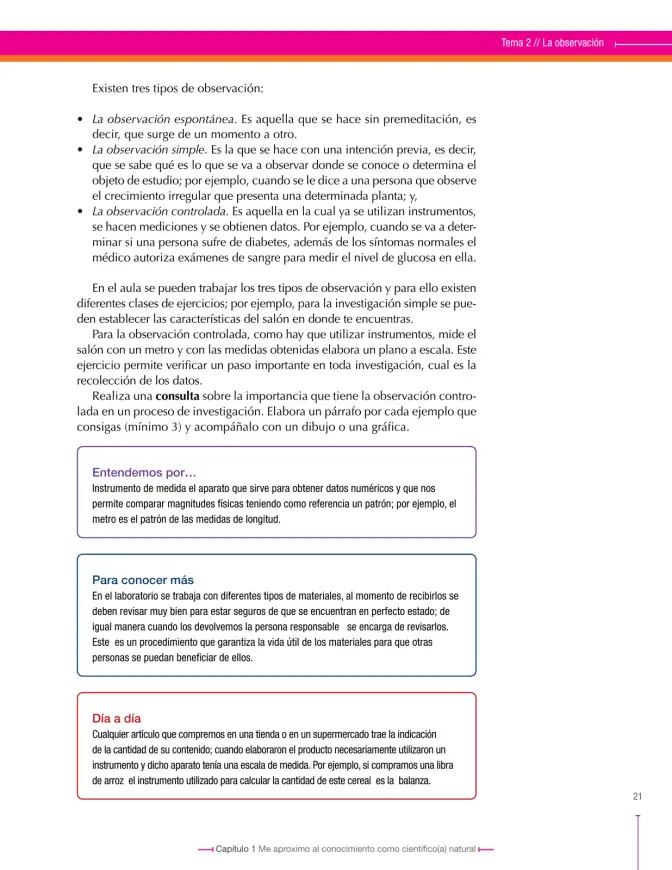 Página 21 de Ciencias Naturales 8° · Secundaria Activa