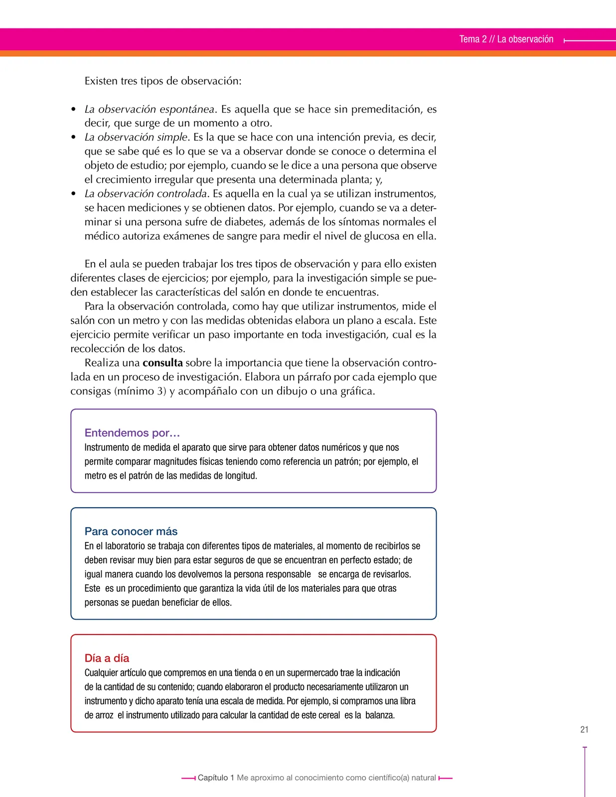 Miniatura página 21 de Ciencias Naturales 8° · Secundaria Activa