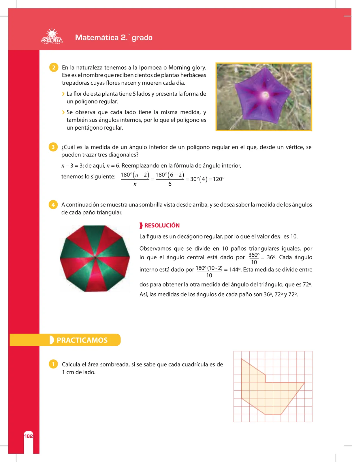 Miniatura página 182 de Matemática 2 : cuaderno de reforzamiento pedagógico - JEC · 2016