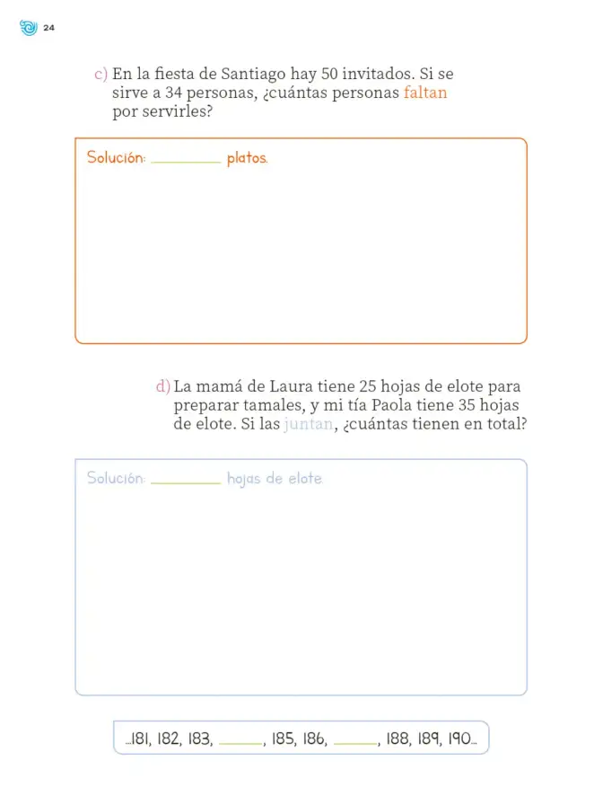 Página 25 de Múltiples lenguajes. Trazos y números. Libro de Educación Primaria Grado 2° Ciclo Escolar 2025 - 2026