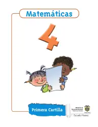 Portada de Matematica 4° · Cartilla 01
