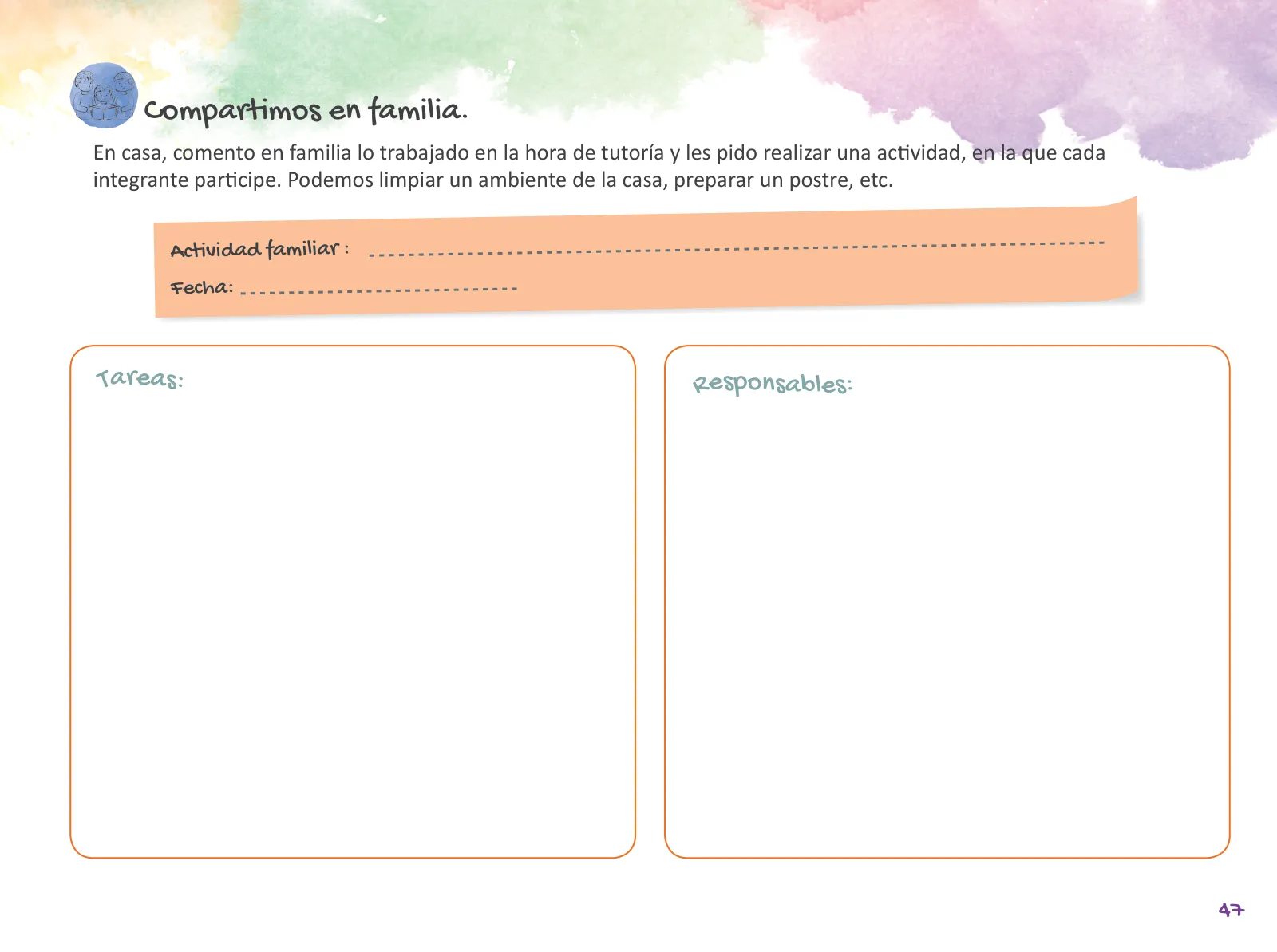 Página 49 de Cuadernillo de Tutoría Segundo Grado Educación Primaria 2019 · 2019