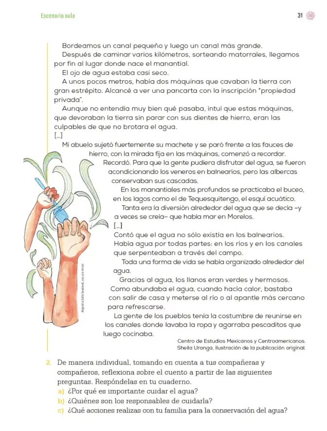 Página 34 de Proyectos de Aula. Libro de Educación Primaria Grado 3° Ciclo Escolar 2025 - 2026