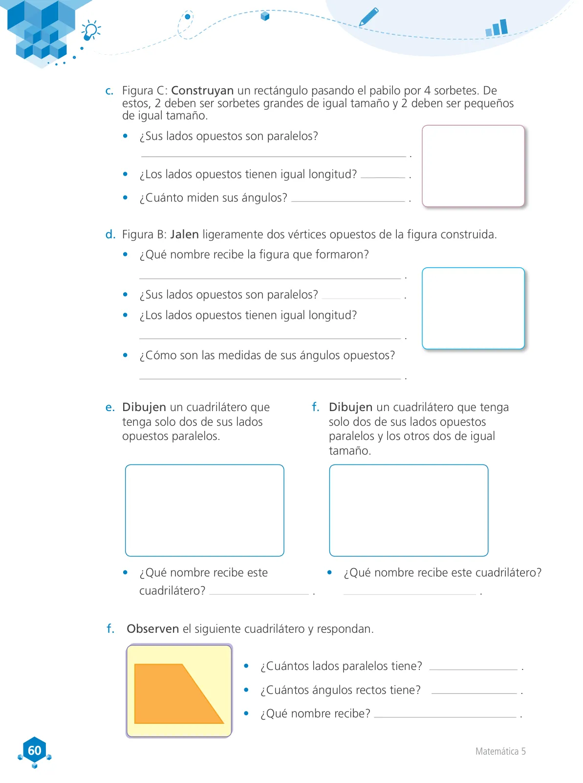 Miniatura página 61 de Matemática 5 : cuaderno de trabajo para quinto grado de Educación Primaria 2018 · 2018