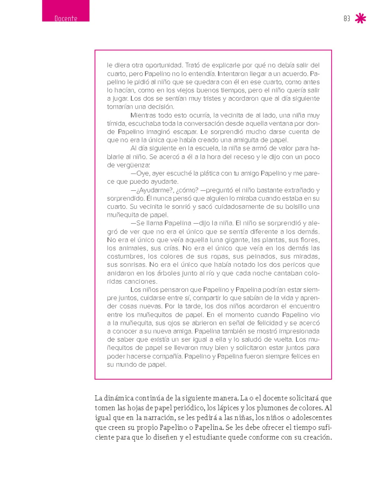 Miniatura página 84 de Un libro sin recetas para la maestra y el maestro. Fase 6.  Libro de Educación Secundaria Grado 1°, 2°, 3°  Ciclo Escolar 2025 - 2026