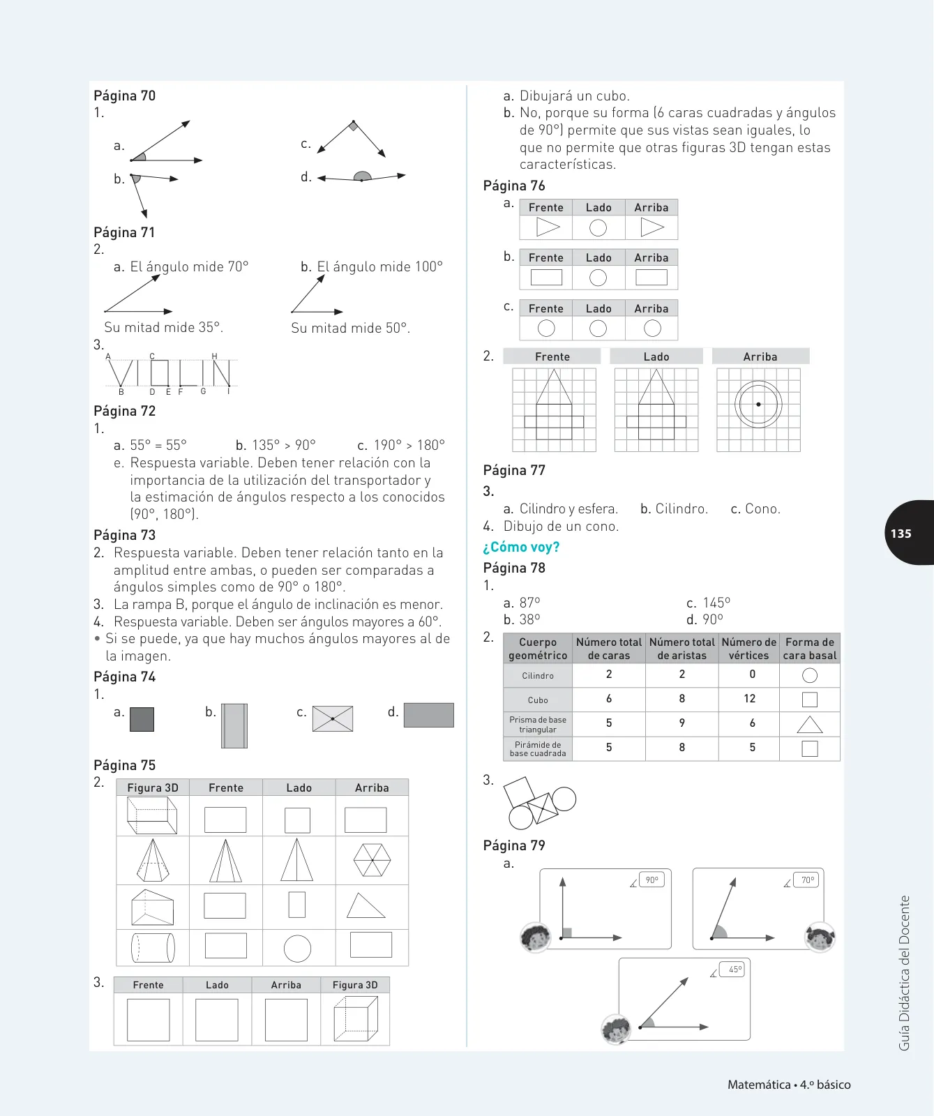 Página 324 de Matemática – Cuarto Básico | Texto del Estudiante MINEDUC – Descargar PDF · 2024