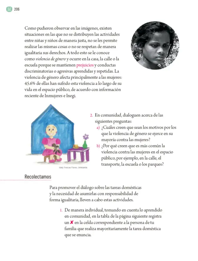 Página 209 de Proyectos Comunitarios. Libro de Educación Primaria Grado 5° Ciclo Escolar 2025 - 2026