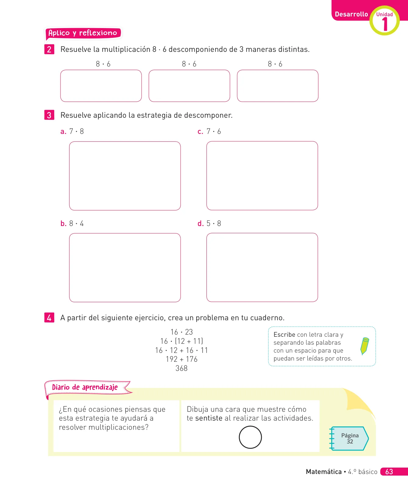 Miniatura página 136 de Matemática – Cuarto Básico | Texto del Estudiante MINEDUC – Descargar PDF · 2024
