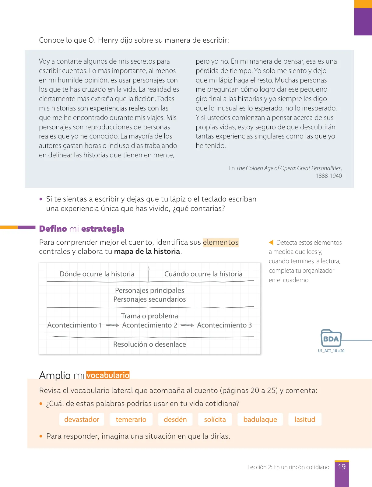 Página 21 de Lengua y Literatura – Octavo Básico | Texto del Estudiante MINEDUC – Descargar PDF · 2024