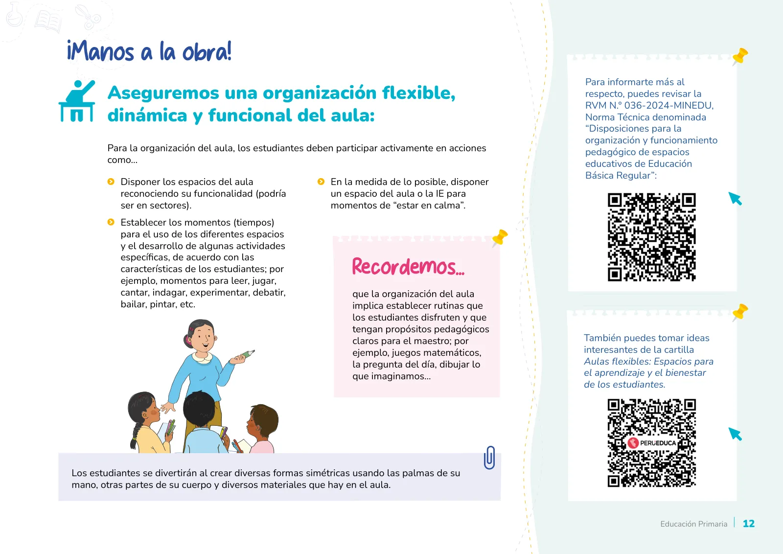 Página 12 de Orientaciones para el inicio del año escolar 2025 : educación primaria · 2025