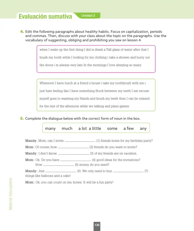 Página 137 de Inglés – Séptimo Básico | Student’s Book MINEDUC – Descargar PDF · 2024