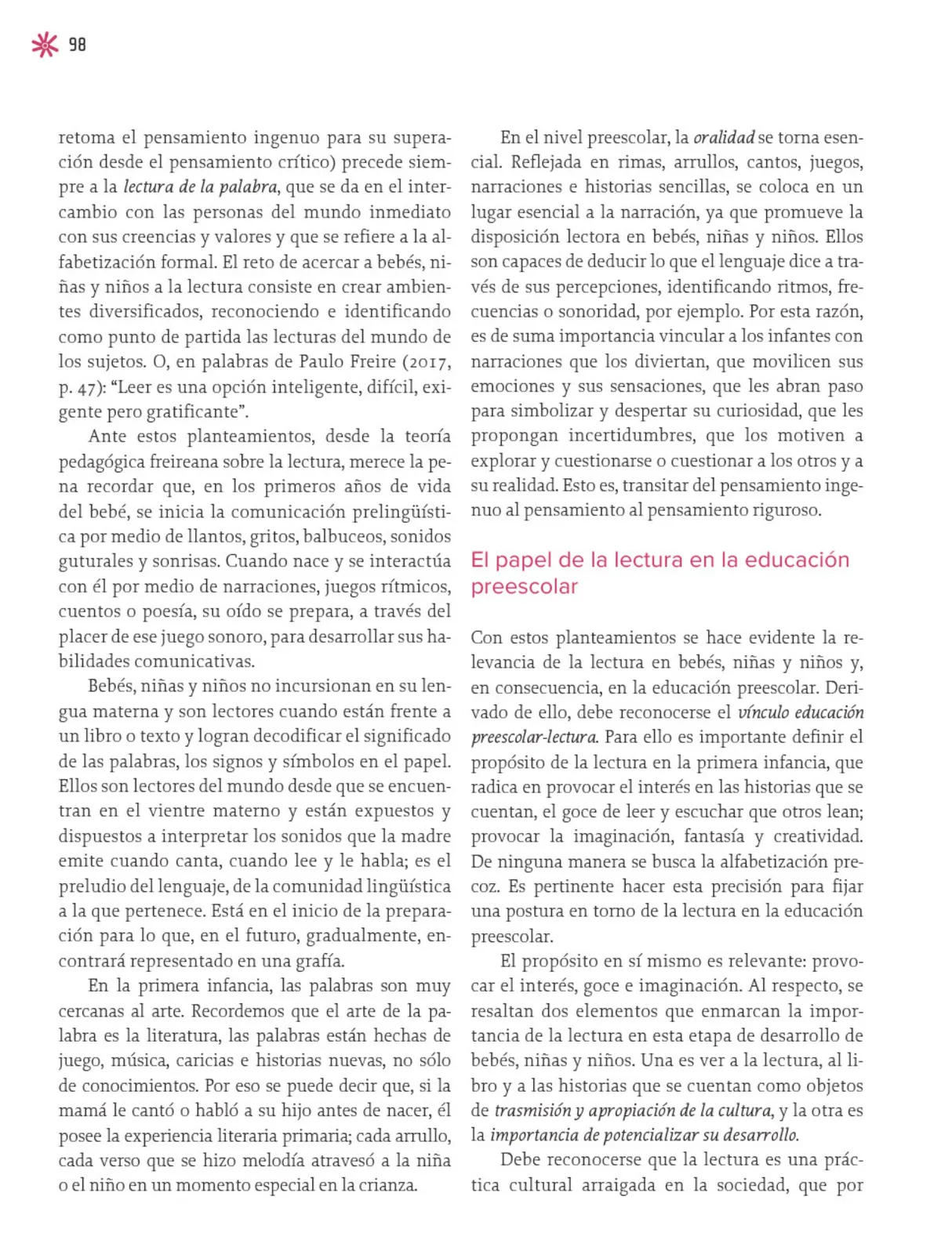 Página 99 de Un libro sin recetas para la maestra y el maestro. Fase 2 Libro de Educación Preescolar Grado 1°, 2°, 3° Ciclo Escolar 2025 - 2026