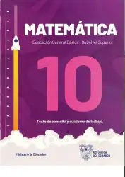 Portada de Matemática · 10 EGB · 2025