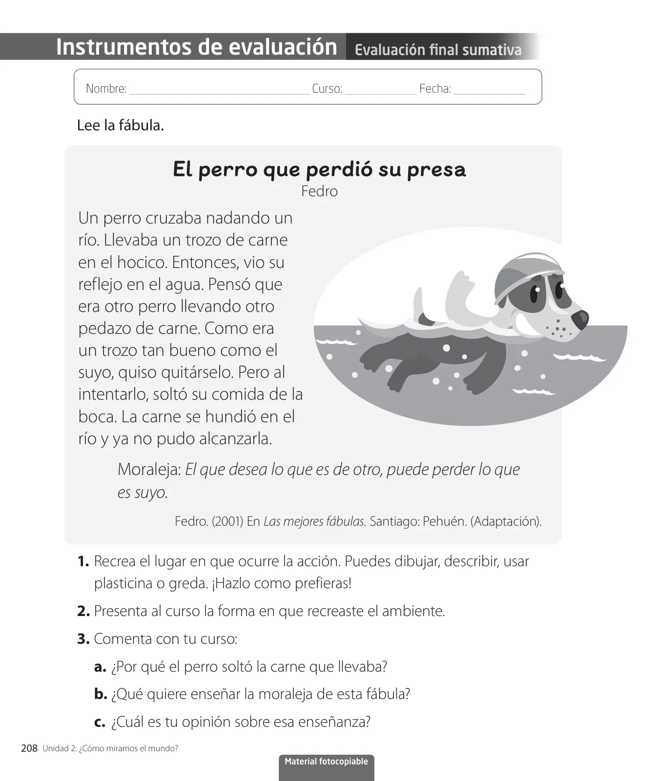 Miniatura página 210 de Lenguaje y Comunicación – Segundo Básico – Texto del Estudiante MINEDUC – Descargar PDF · 2024