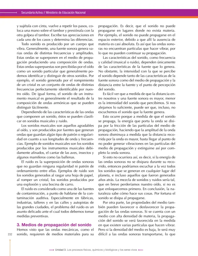 Página 232 de Ciencias Naturales 8° · Secundaria Activa