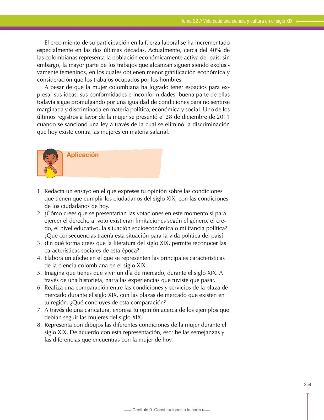Página 259 de Ciencias Sociales 8° · Secundaria Activa