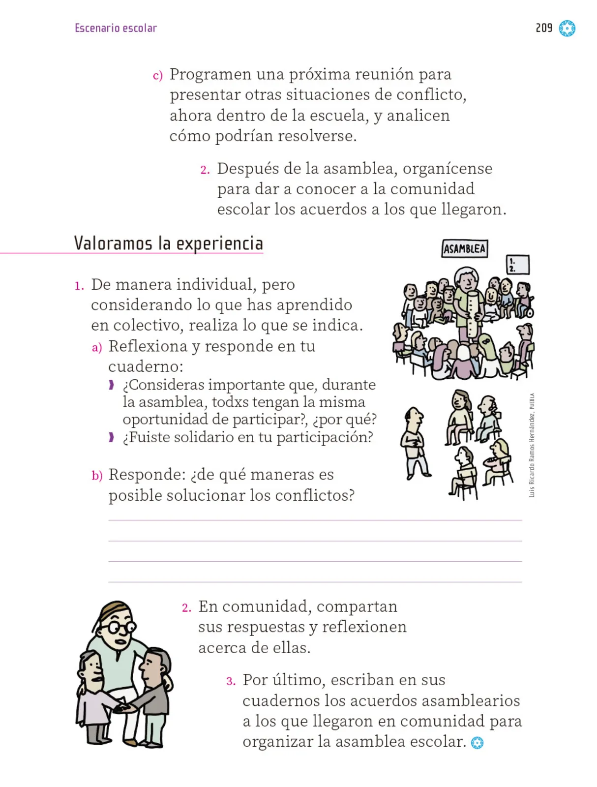 Miniatura página 210 de Proyectos Escolares.   Libro de Educación Primaria Grado 1°  Ciclo Escolar 2025 - 2026