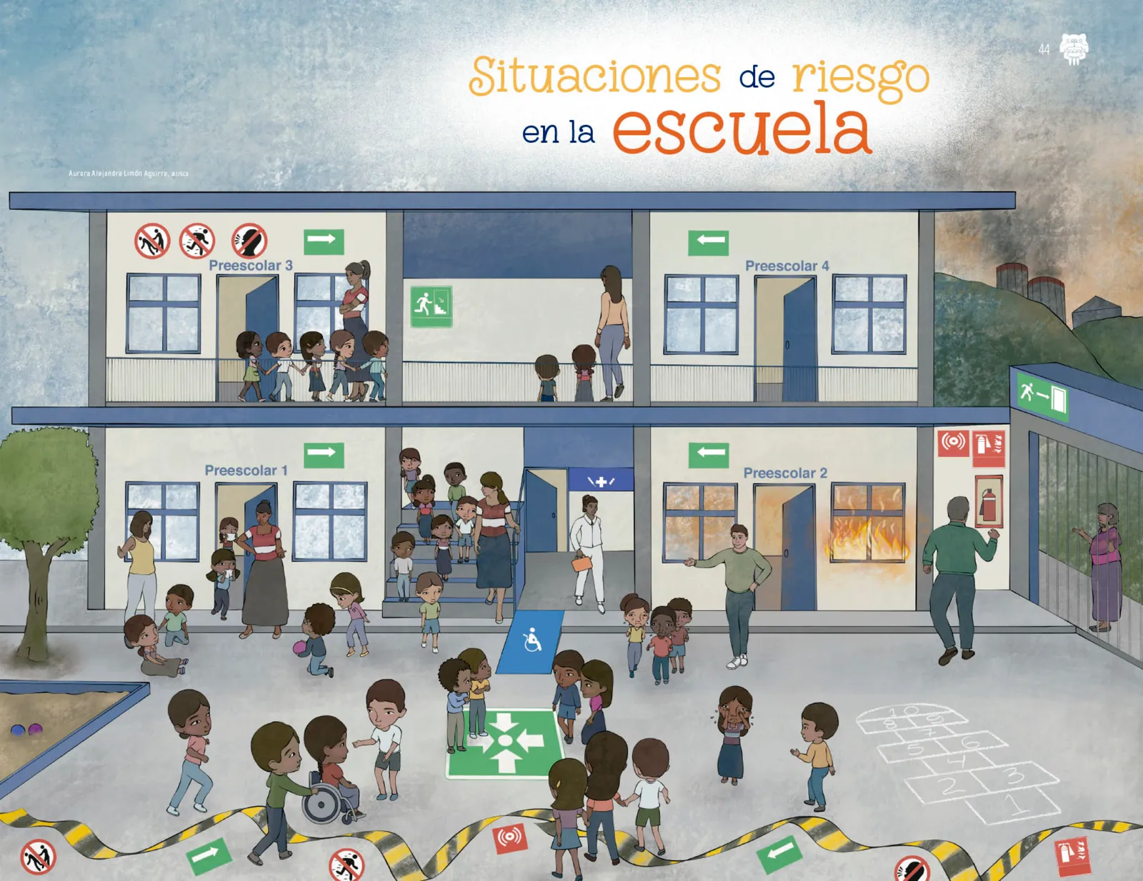 Miniatura página 45 de Explorar e imaginar con mi libro de Preescolar.   Libro de Educación Preescolar Grado 2°  Ciclo Escolar 2025 - 2026