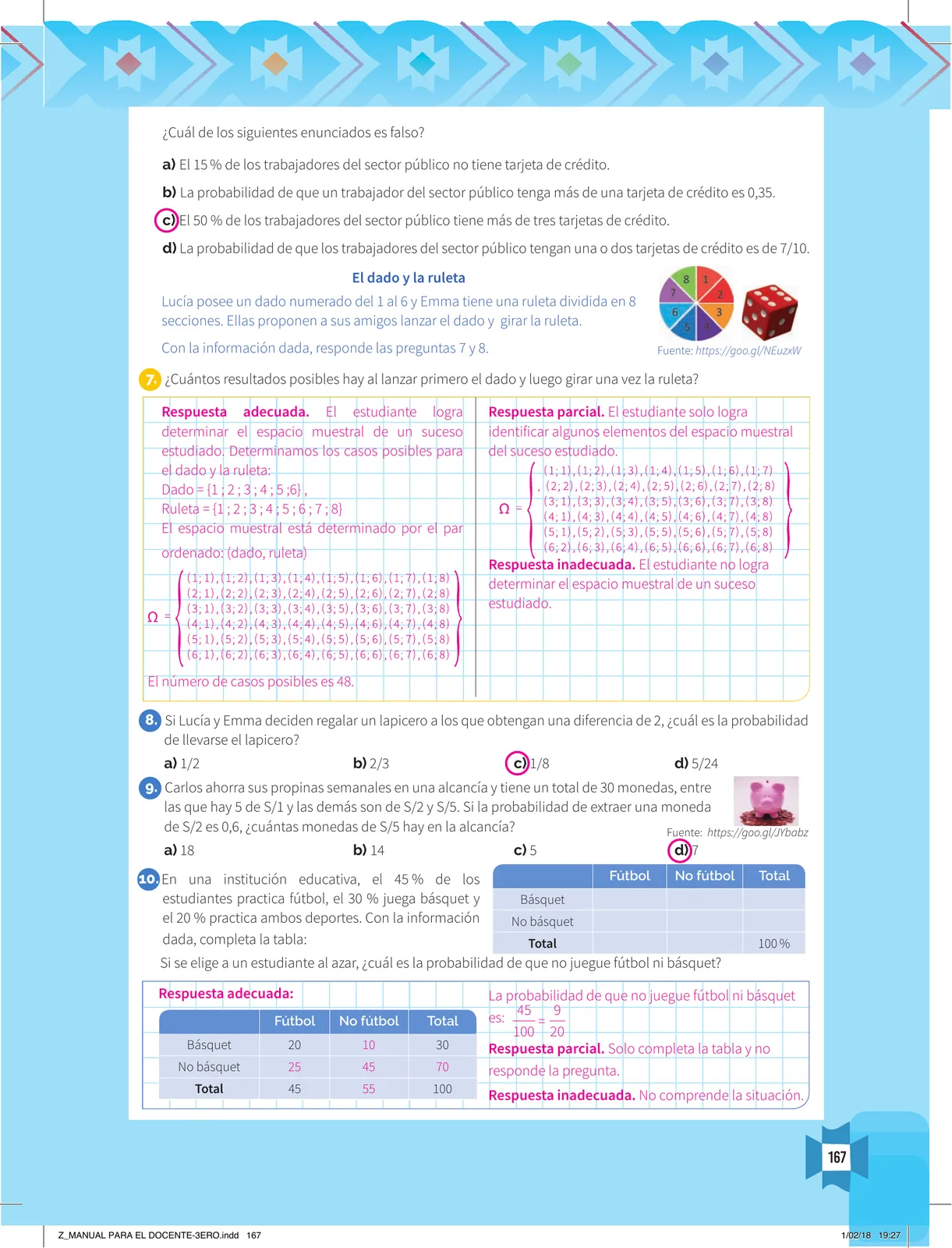 Página 169 de Resolvamos problemas 3 : manual para el docente 2018 · 2018