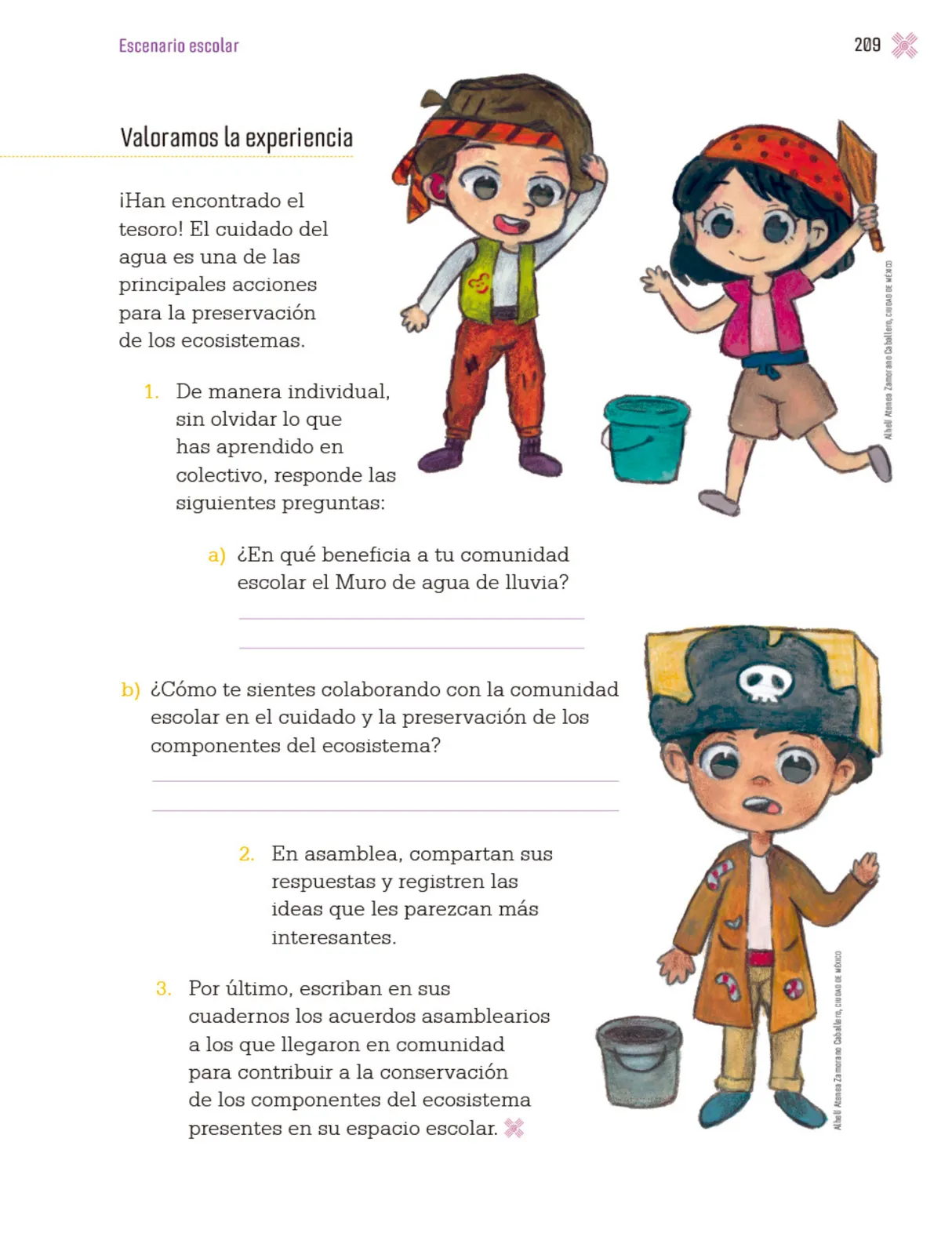Página 212 de Proyectos Escolares.   Libro de Educación Primaria Grado 3°  Ciclo Escolar 2025 - 2026
