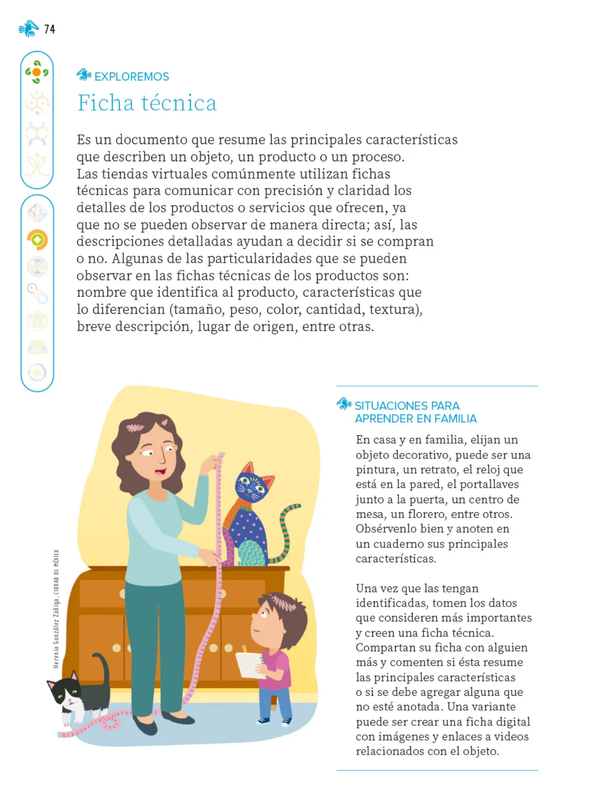 Página 75 de Nuestros saberes: Libro para alumnos, maestros y familia. Libro de Educación Primaria Grado 1° Ciclo Escolar 2025 - 2026