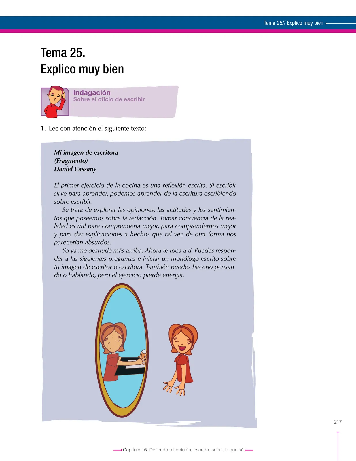 Página 217 de Lenguaje 7° · Secundaria Activa