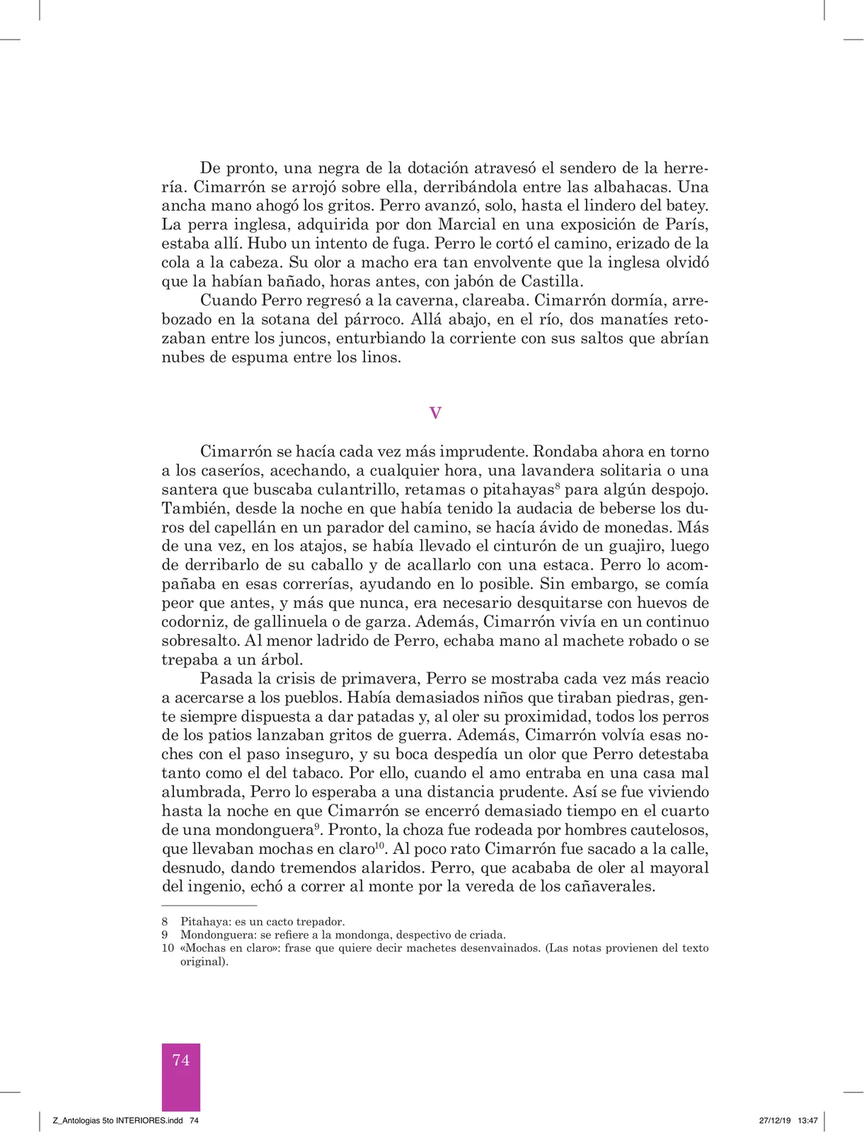 Página 76 de Antología literaria 5 · 2019