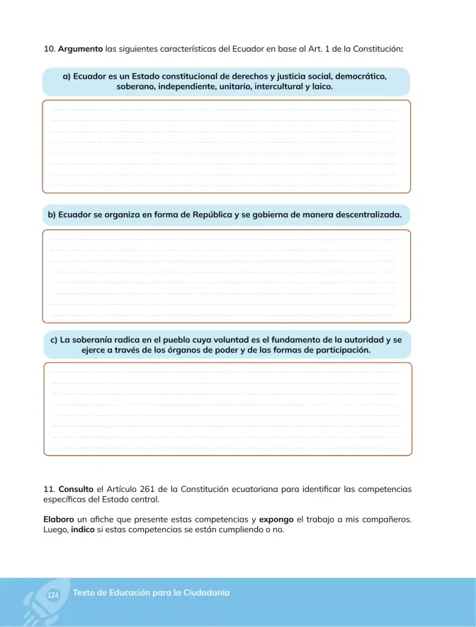 Página 125 de Educacion Ciudadania 2° · Bgu 2 Educacion Ciudadania 2024 · 2024